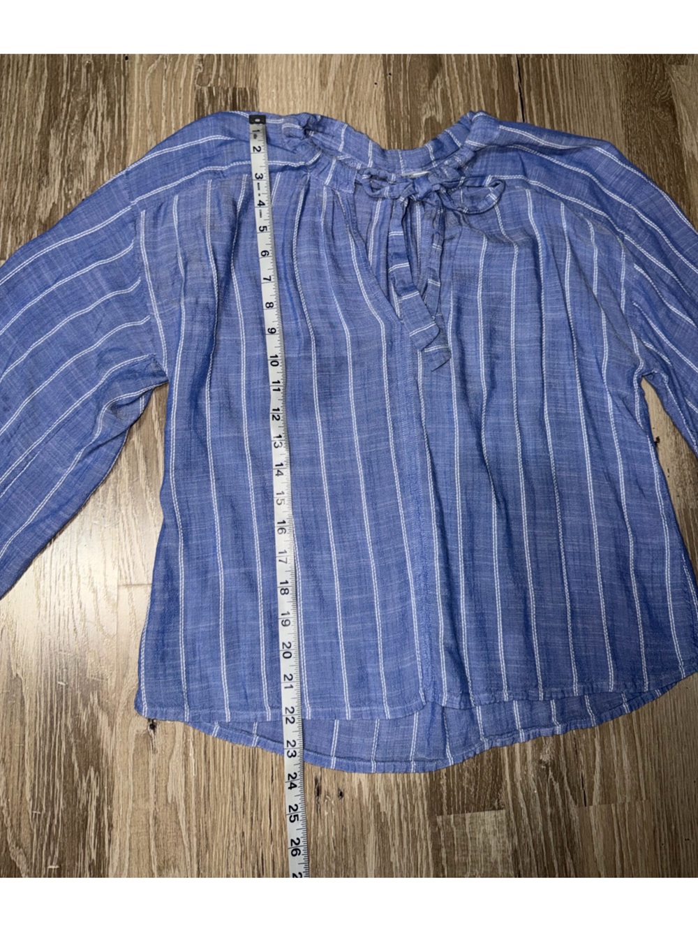 Evereve Tie Blouse Small - Picture 6 of 9